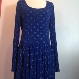 Old Navy Dress . Royal blue with white det…